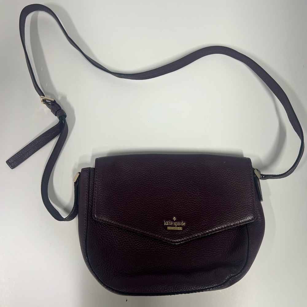 Kate Spade Plum and Pink Patterned Bag